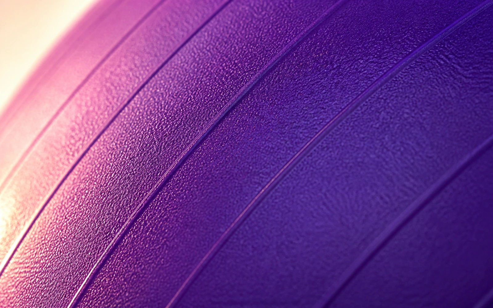Close macro view of the layered surface texture of an anti-burst ball